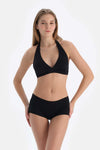 Siyah Boyshort Bikini Alt