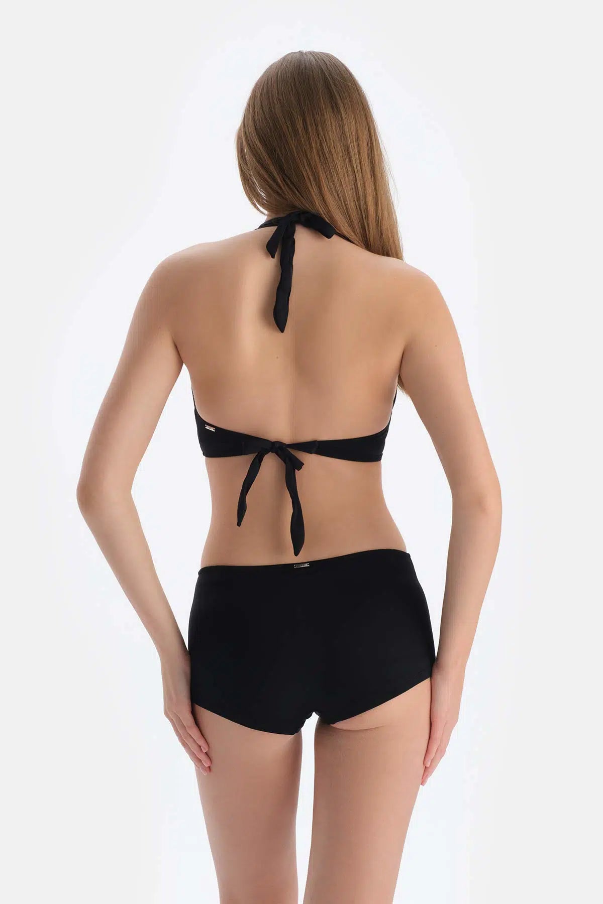 Siyah Boyshort Bikini Alt