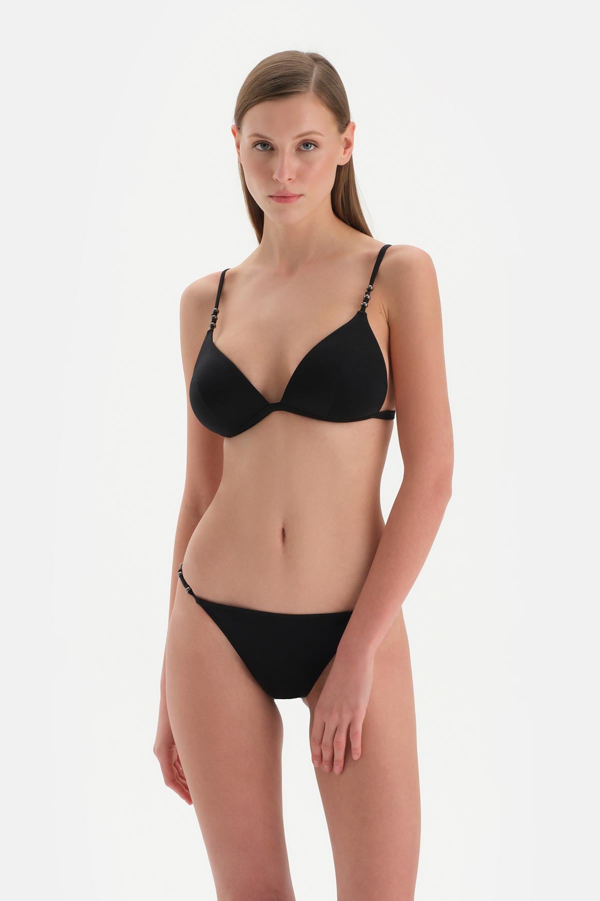 Siyah Düşük Bel Bikini Altı