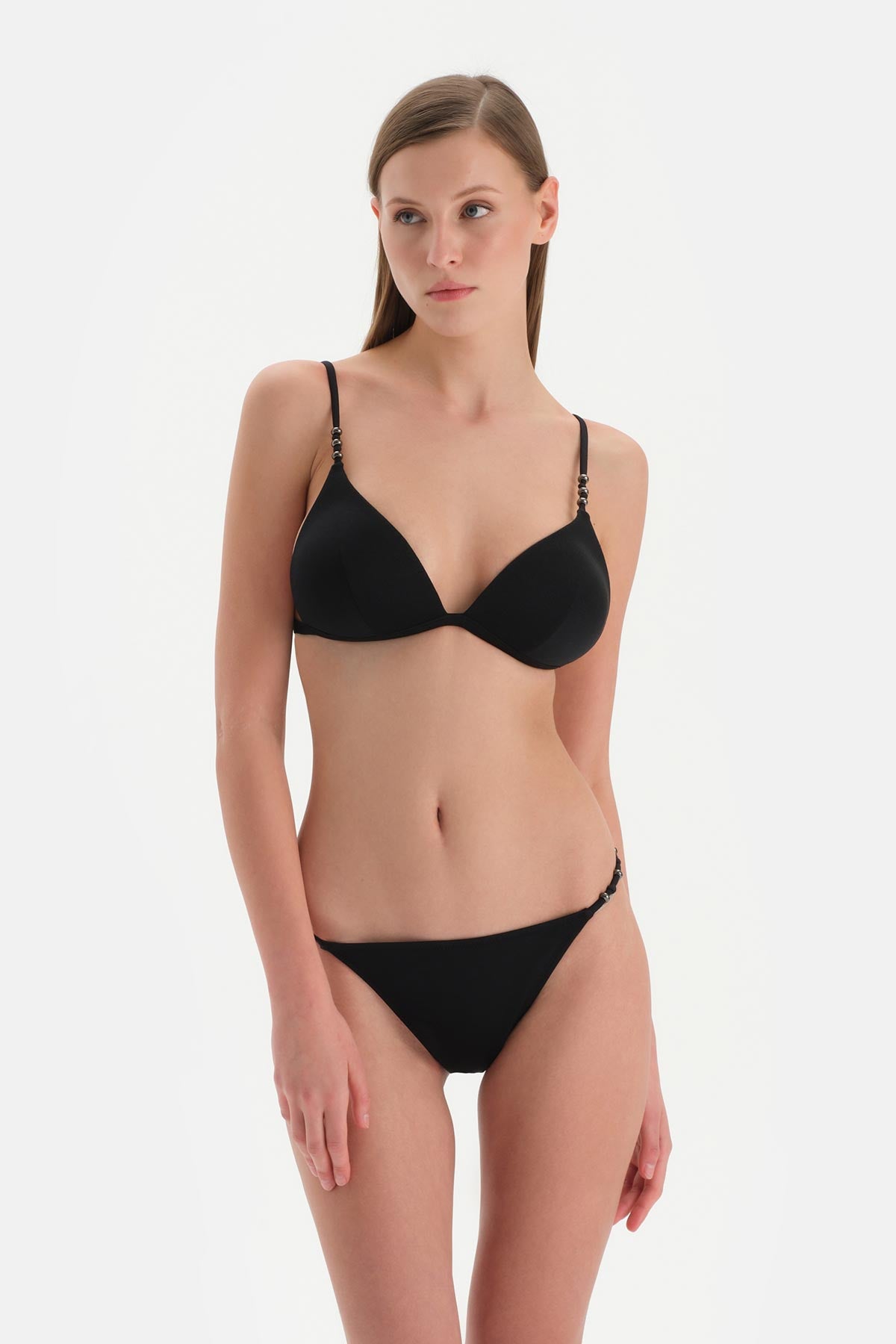 Siyah Düşük Bel Bikini Altı