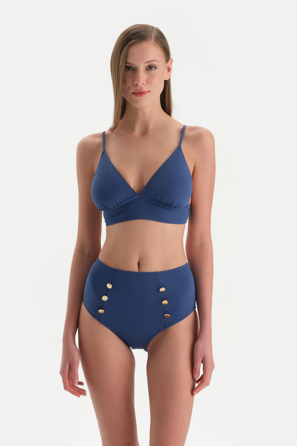 Indigo Yüksek Bel Bikini Altı