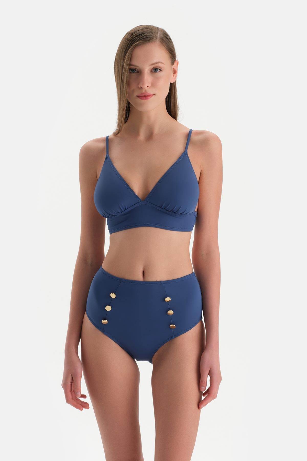 Indigo Yüksek Bel Bikini Altı