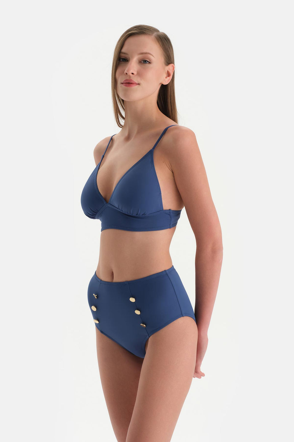Indigo Yüksek Bel Bikini Altı