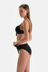 Siyah Düşük Bel Bikini Alt