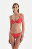Kırmızı Normal Bel Bikini Alt