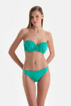 Mint Yeşili Orta Bel Bikini Alt