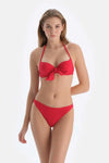 Kırmızı Kaplı Bikini Üstü