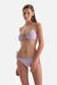 Lila Balenli Bikini Üst