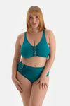 Yeşil Korseli Toparlayıcı Bikini Üst