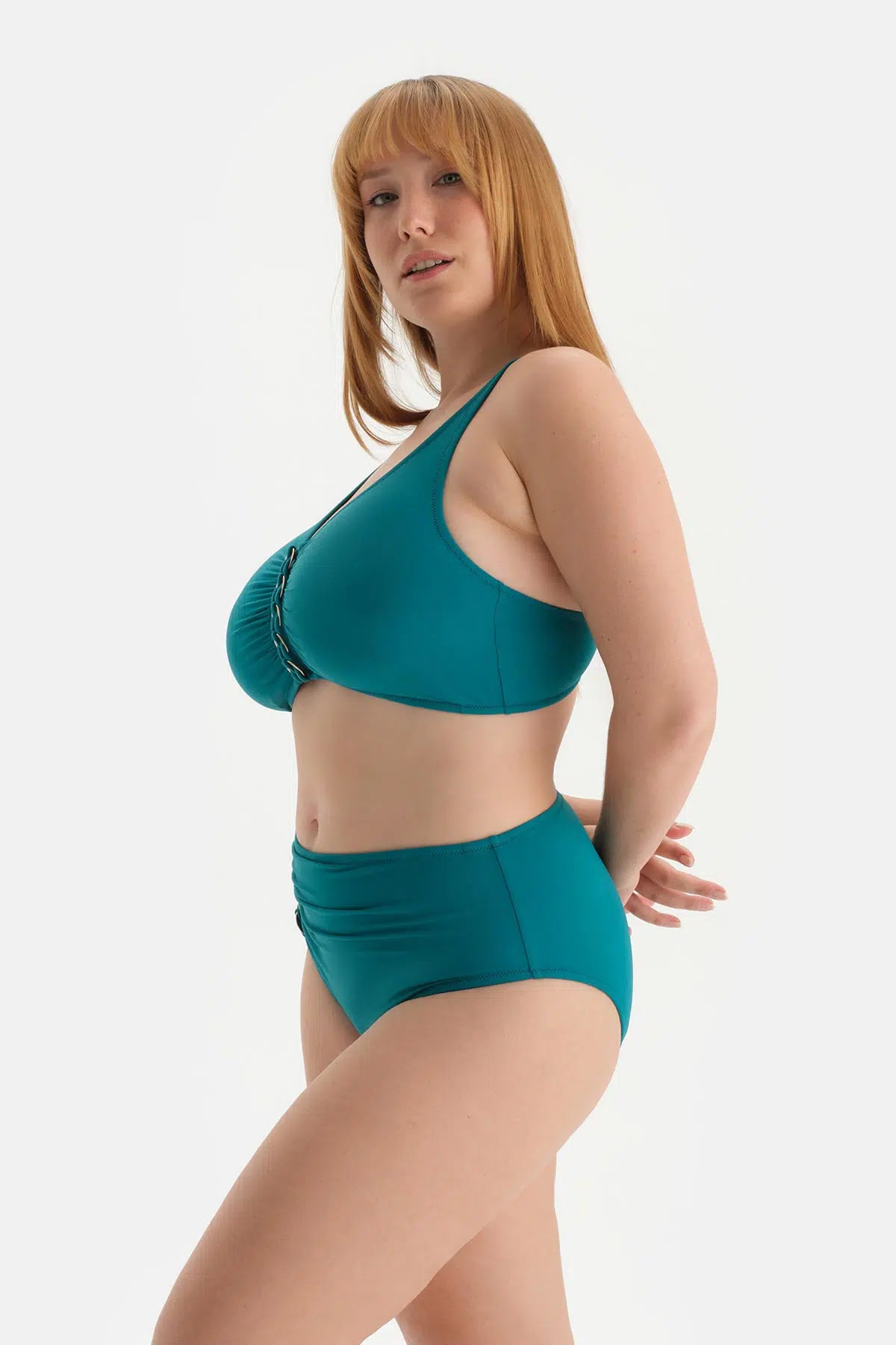 Yeşil Korseli Toparlayıcı Bikini Üst