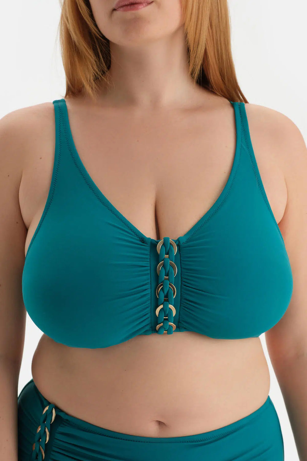 Yeşil Korseli Toparlayıcı Bikini Üst