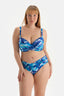 Mavi Korseli Toparlayıcı Bikini Üst