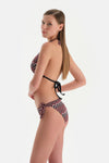 Kiremit Üçgen Geniş Bikini Üst