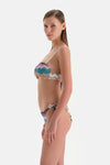 Yeşil Straplez Bikini Üst