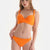 Turuncu Kaplı Balenli Bikini Üstü