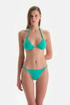 Mint Yeşili Üçgen Bikini Üst