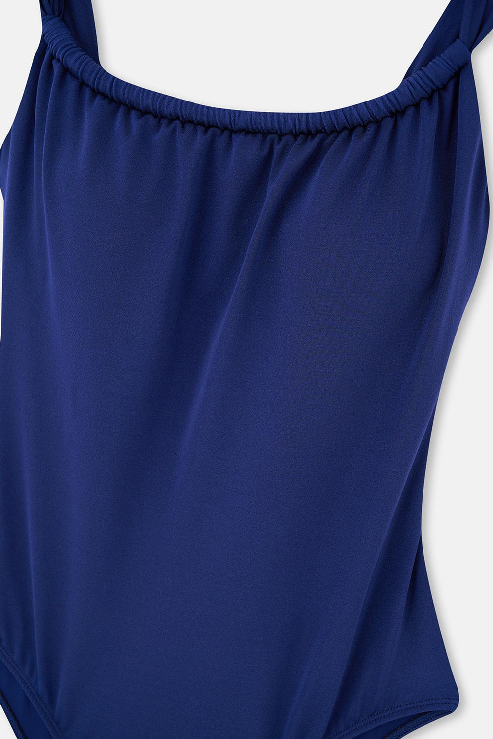 Lacivert Bağcıklı Korseli Toparlayıcı Mayo