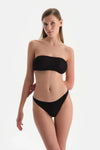 Siyah-Pembe Düşük Bel Alt