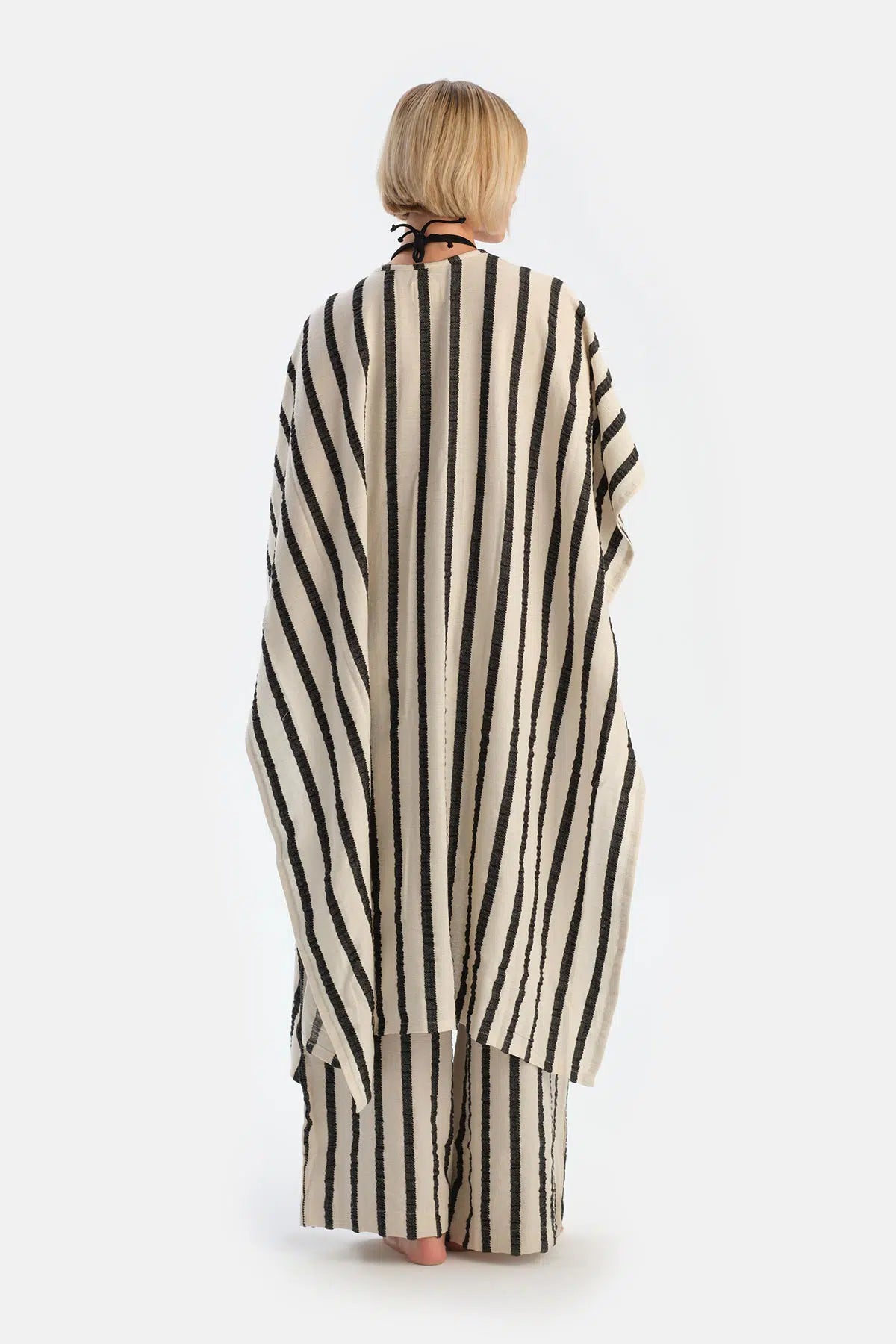 Ekru-Siyah Ryder Act - Anatolia Koleksiyonu - Panço Peştamal