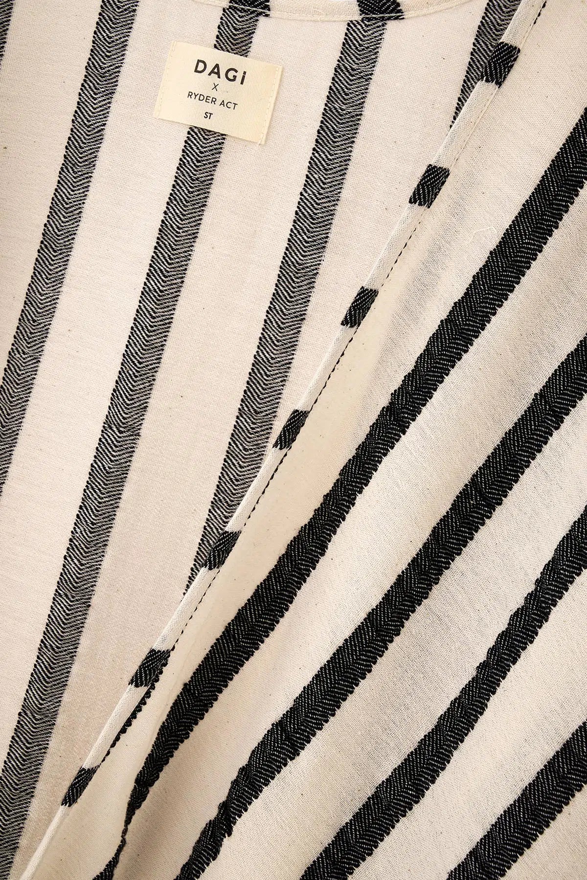 Ekru-Siyah Ryder Act - Anatolia Koleksiyonu - Panço Peştamal