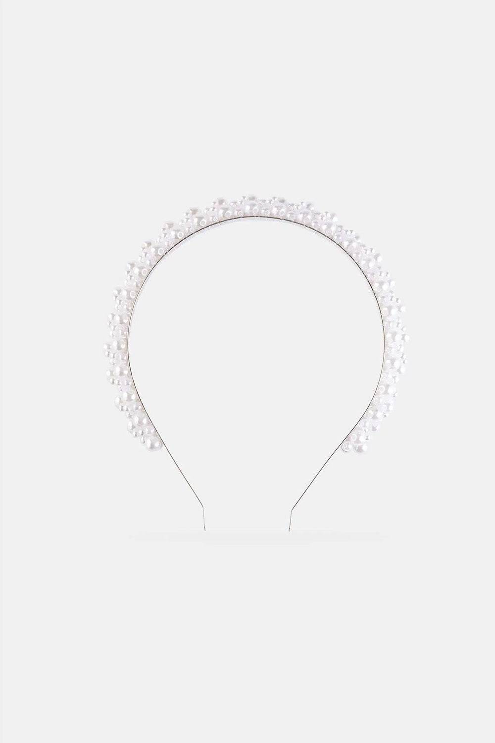 Beyaz Kadın Brıde Taç Incili