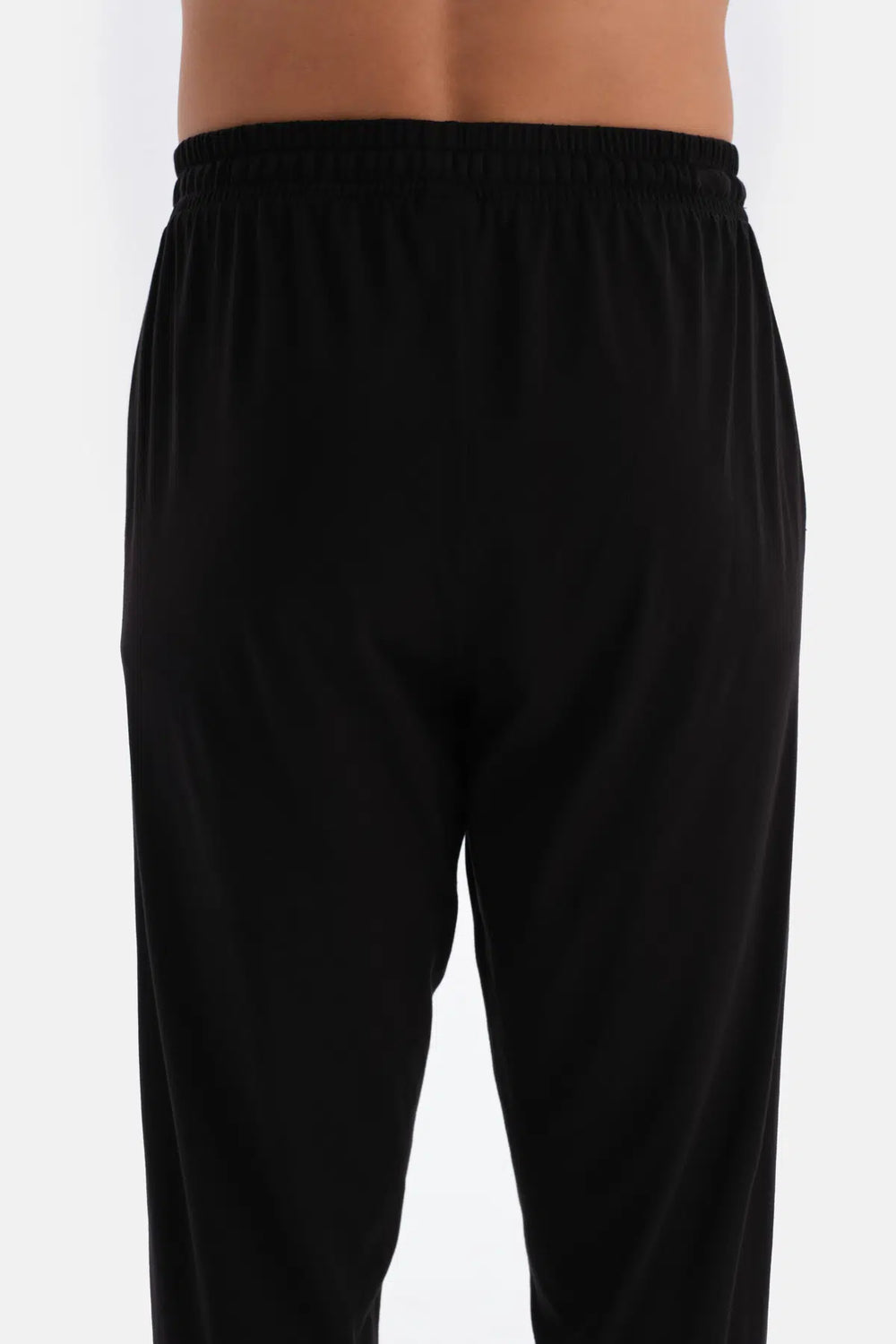 Antrasıt Yarım Patlı Uzun Kollu Penye Modal Pijama Takımı