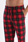 Multicolor Erkek O Yaka Pijama Takımı