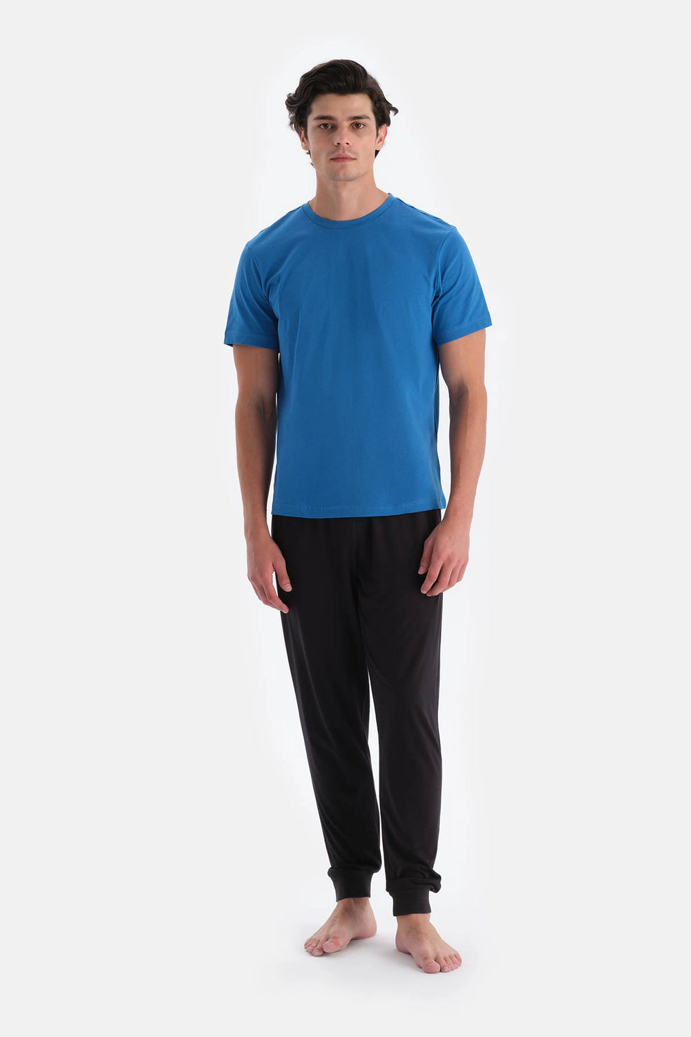 Siyah Penye Modal Jogger Pantolon