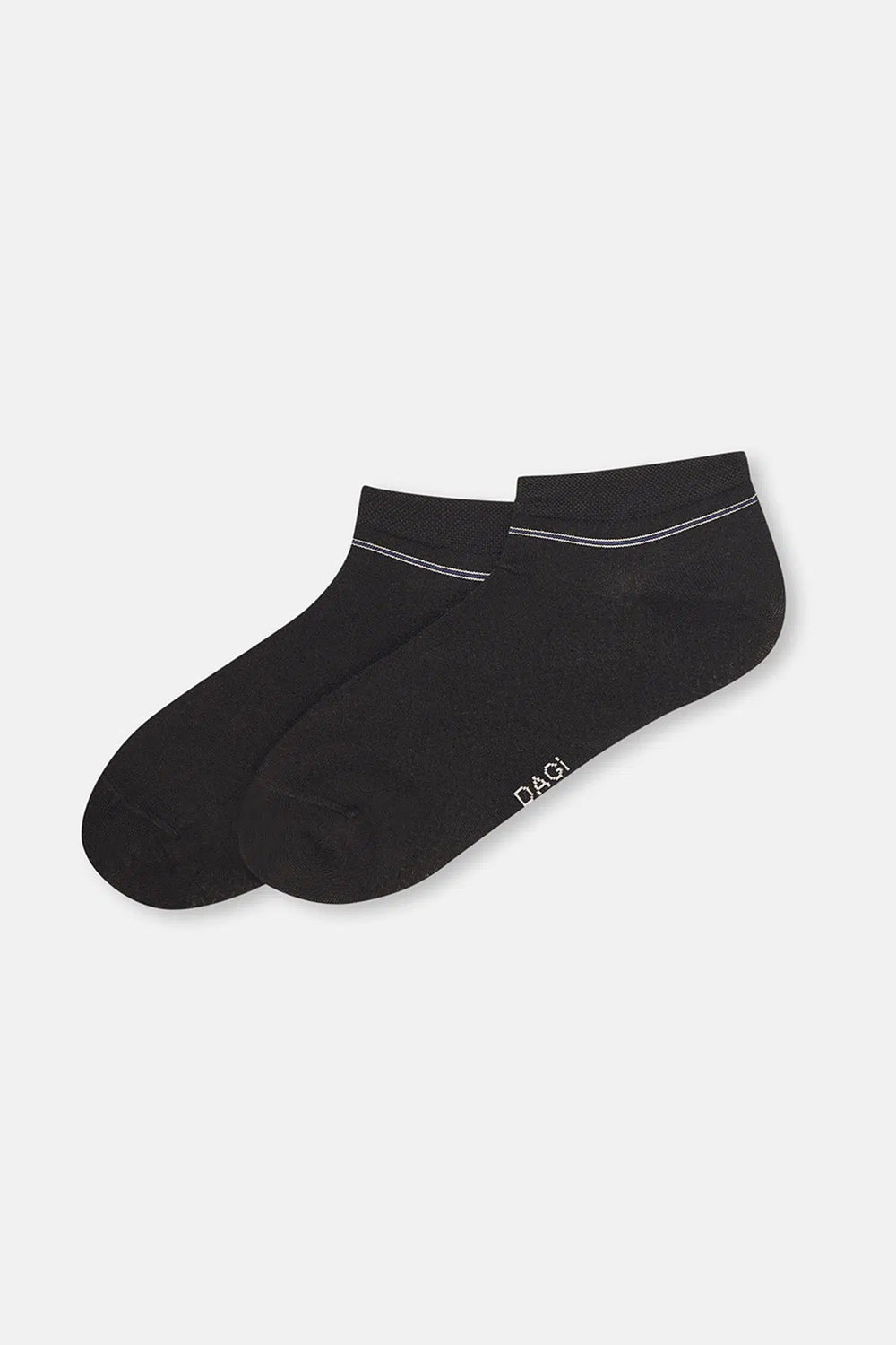 Lacivert-Siyah Erkek 2'li Micro Modal Klasik Patik Çorap