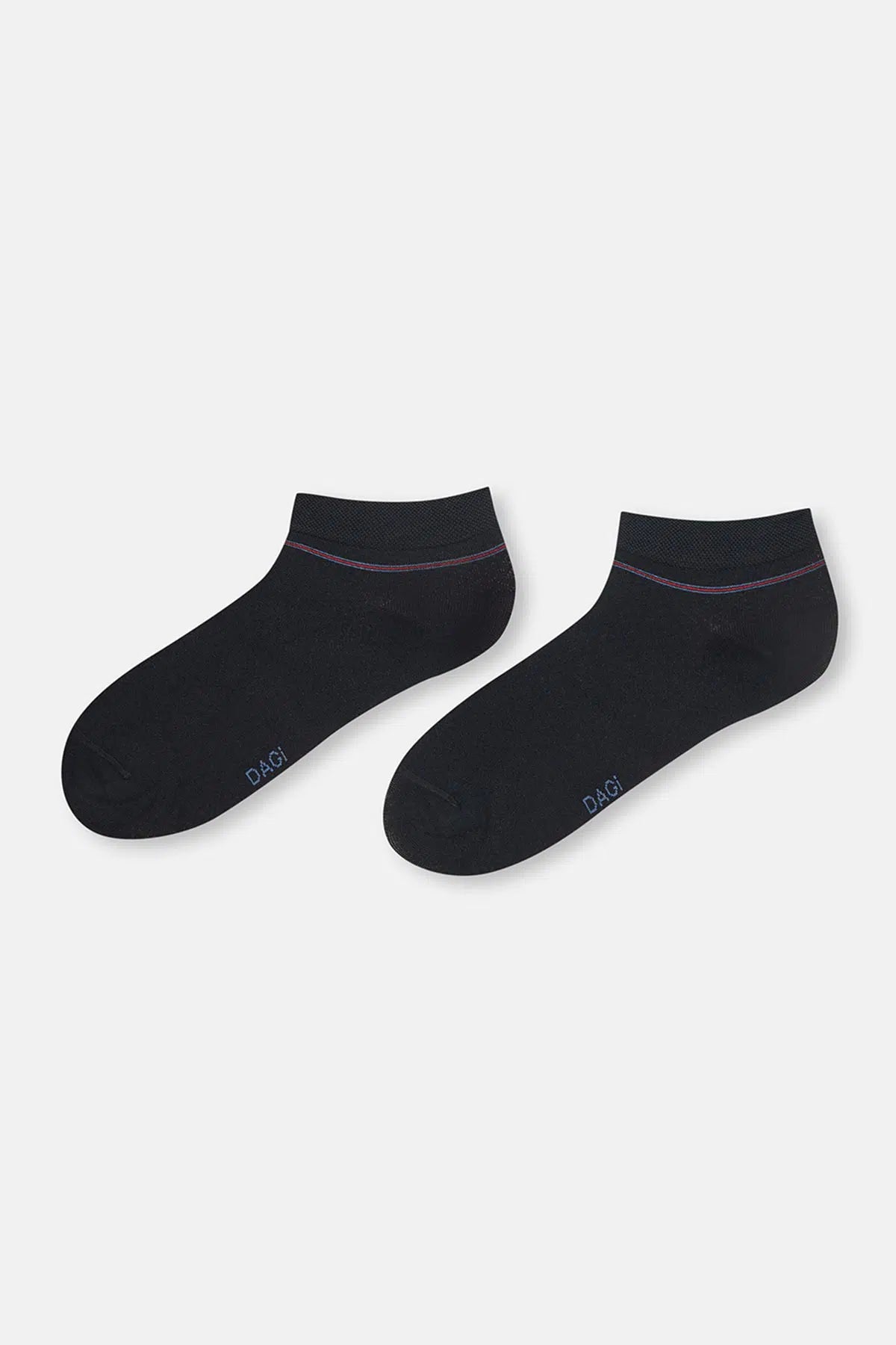 Lacivert-Siyah Erkek 2'li Micro Modal Klasik Patik Çorap