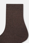 Koyu Kahve Erkek Yünlü Çorap