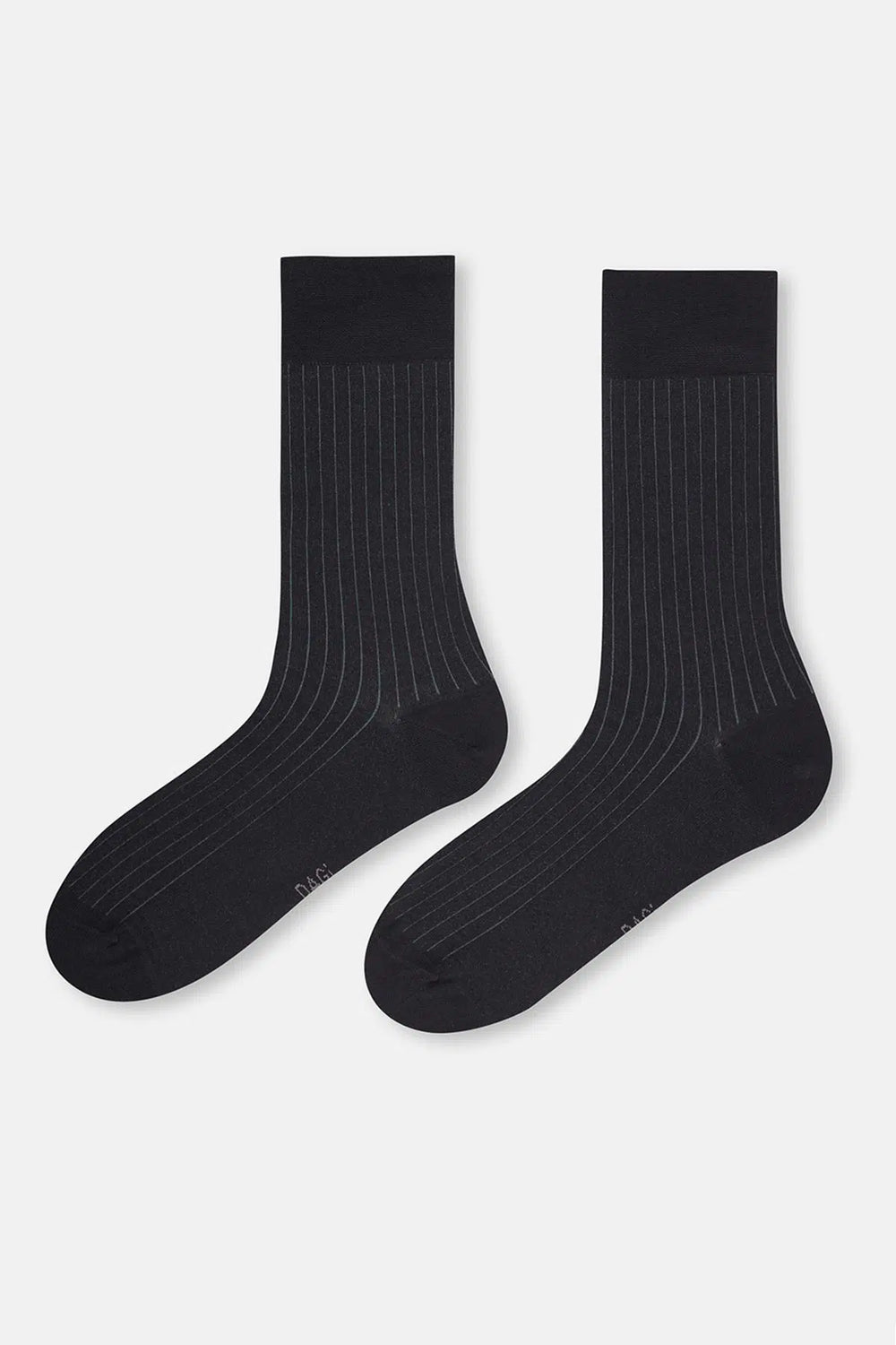 Antrasit-Siyah Erkek 2'li Çizgi Desen Bambu Çorap
