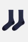 Indigo Erkek Pamuklu Kalın Rıb Dokulu Çorap