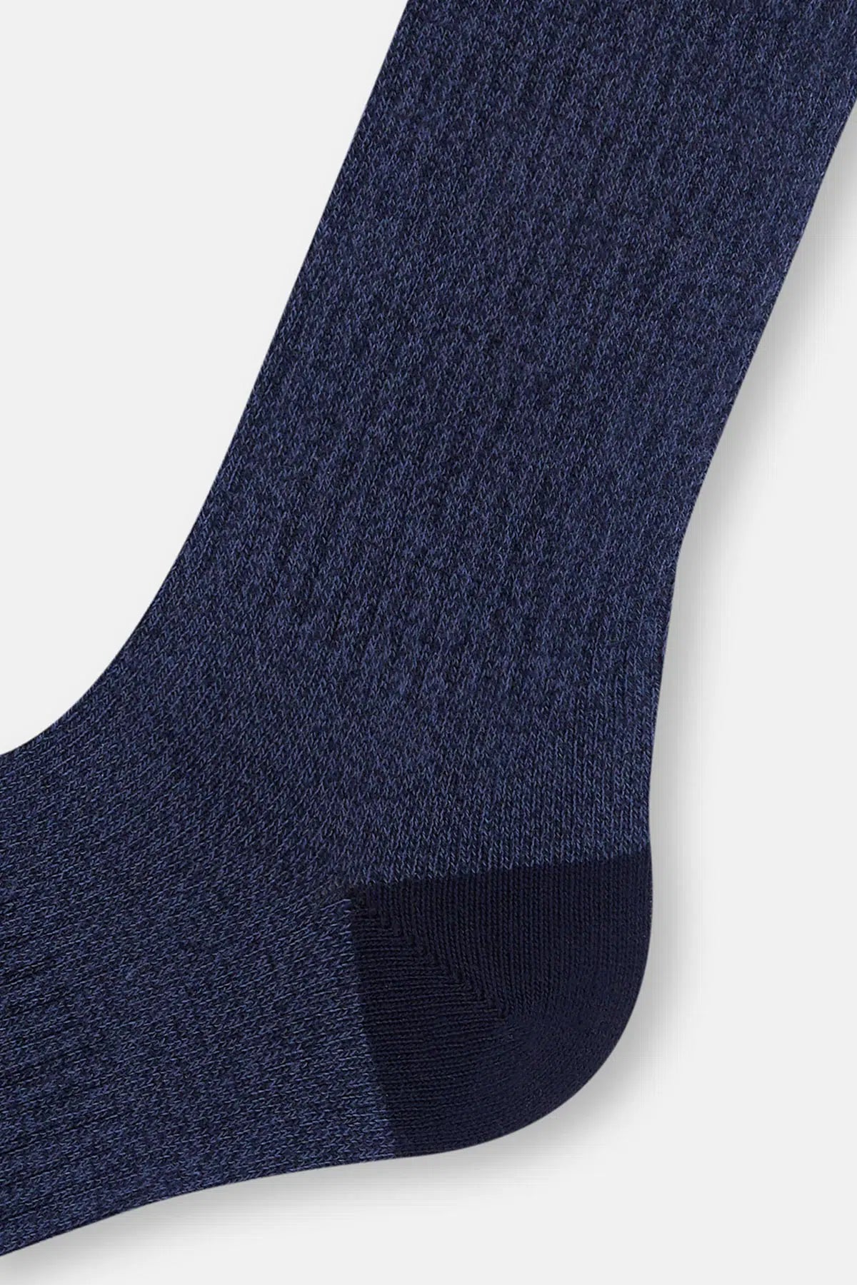 Indigo Erkek Pamuklu Kalın Rıb Dokulu Çorap