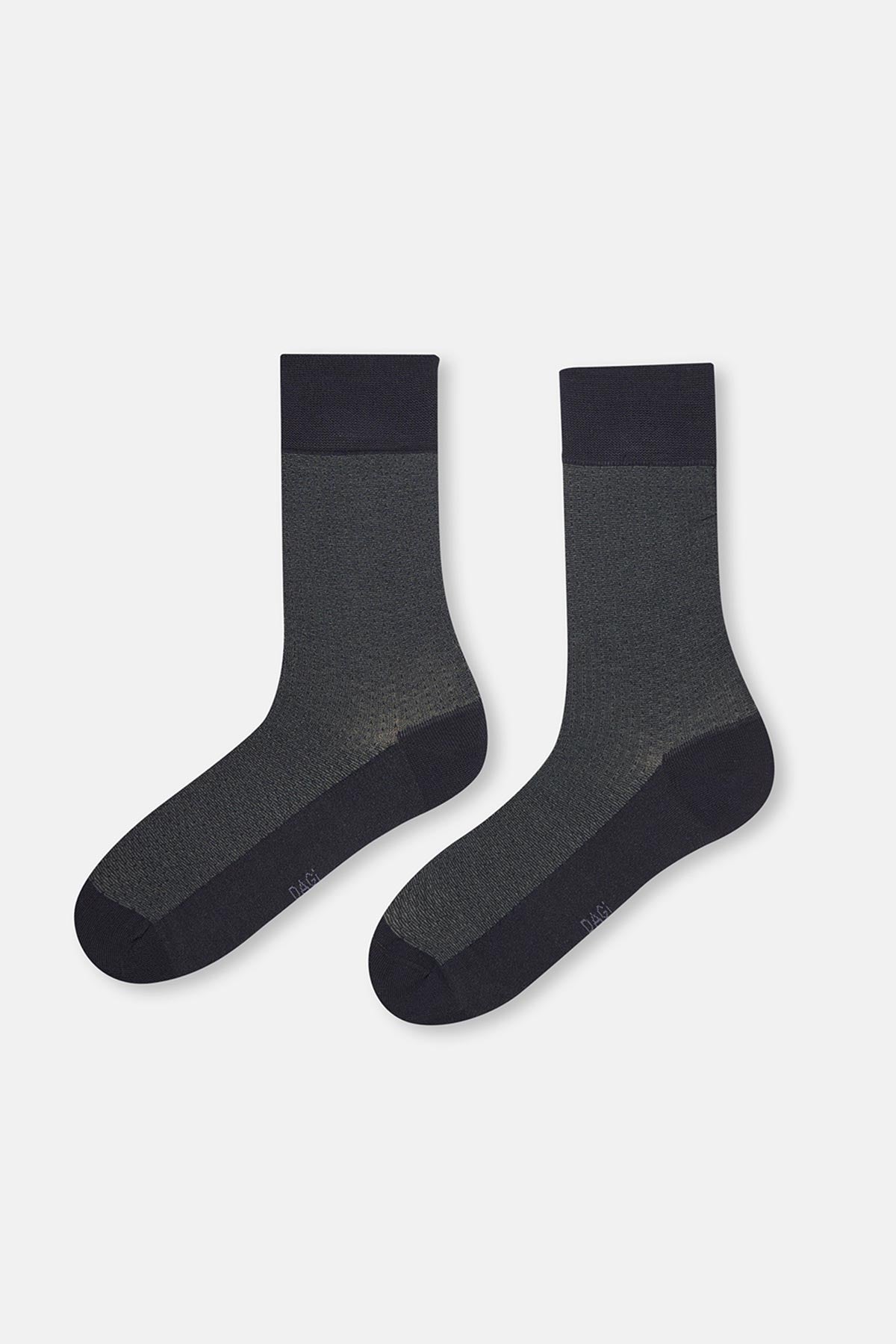 Lacivert Erkek Dokulu Viskoz Çorap