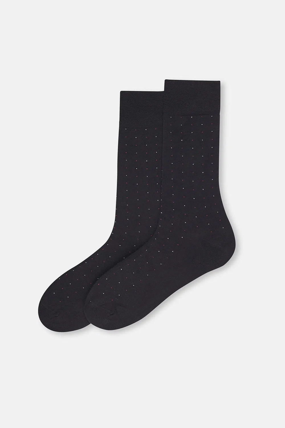Siyah Erkek Bambu Puantiyeli Çorap