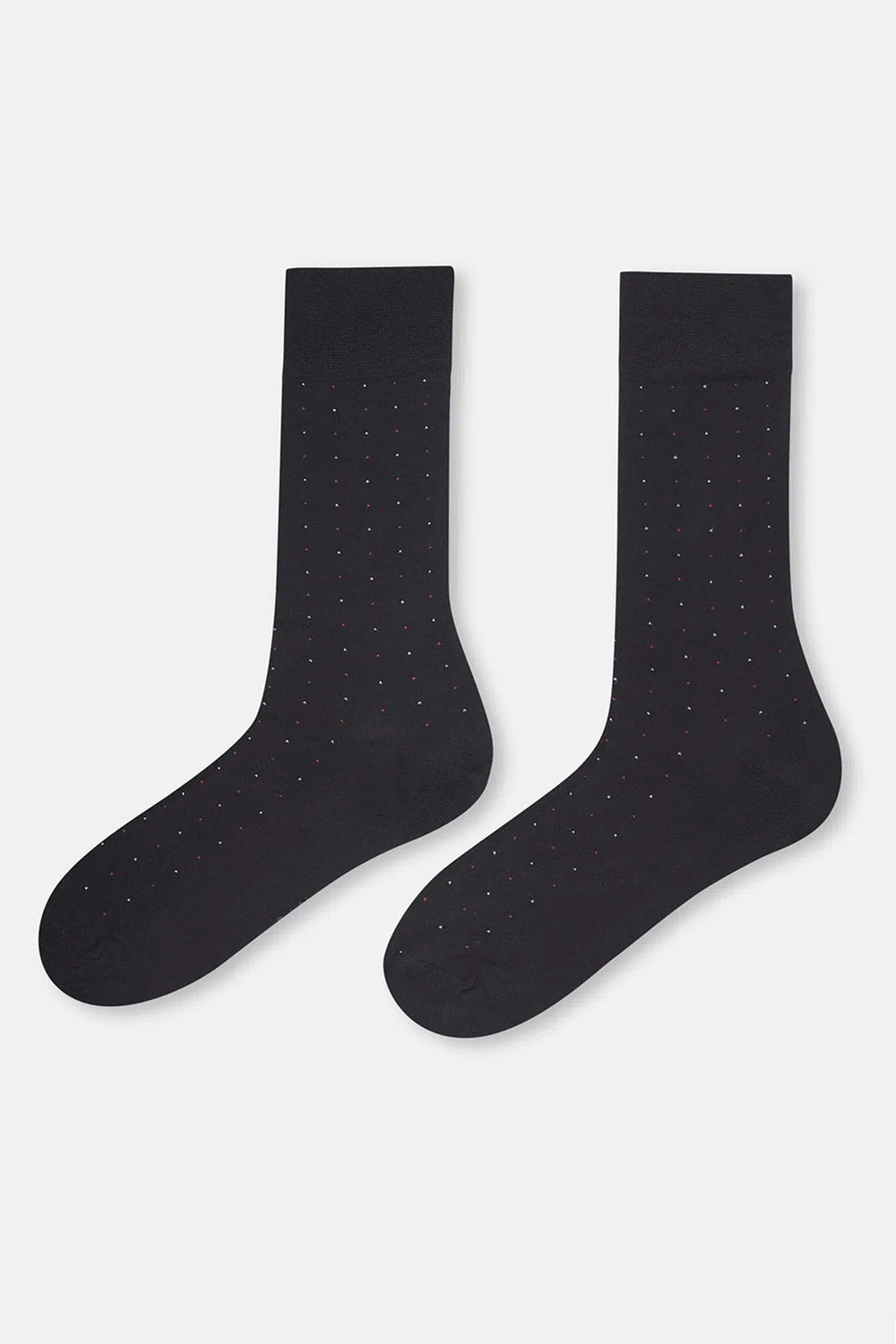Siyah Erkek Bambu Puantiyeli Çorap
