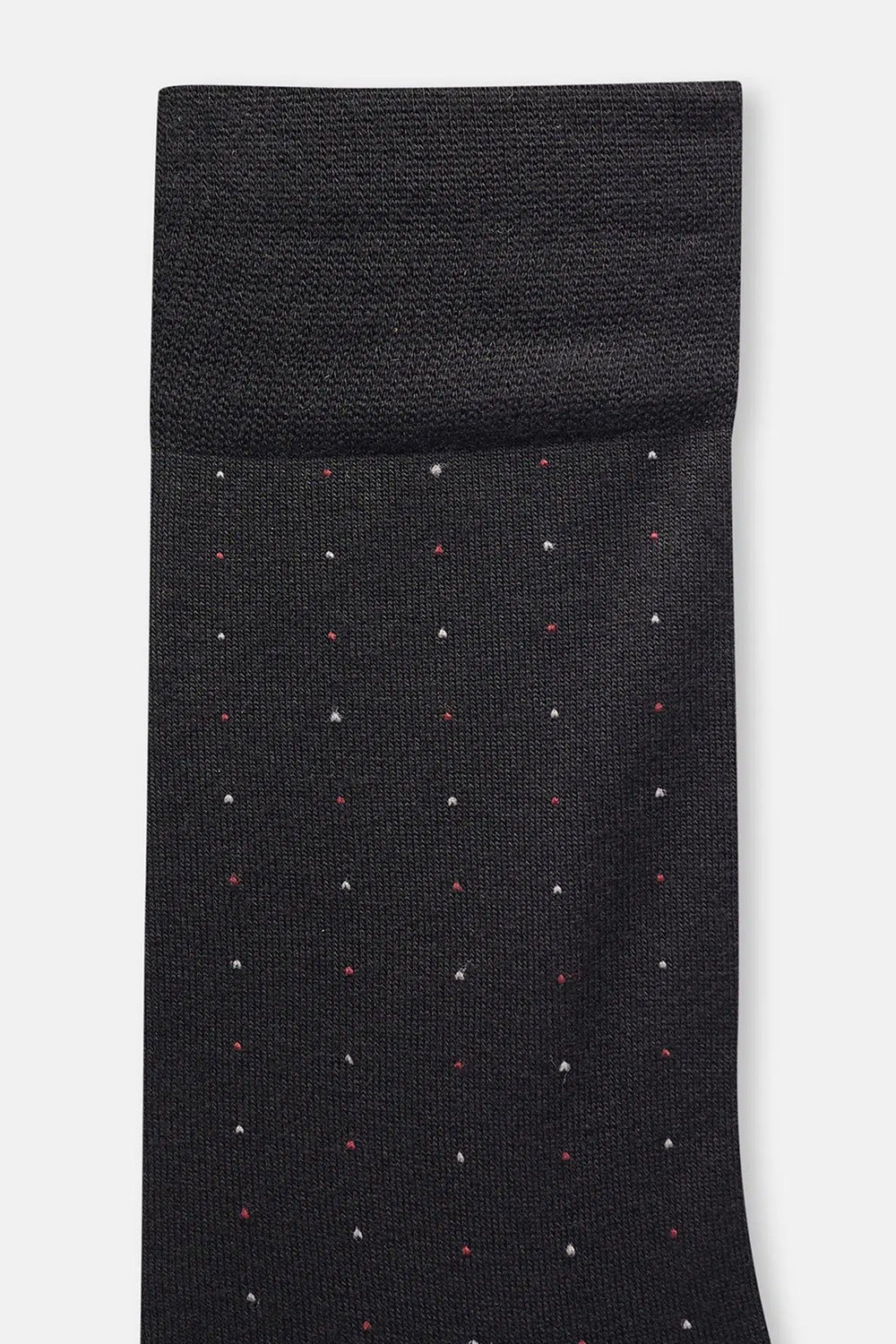 Siyah Erkek Bambu Puantiyeli Çorap