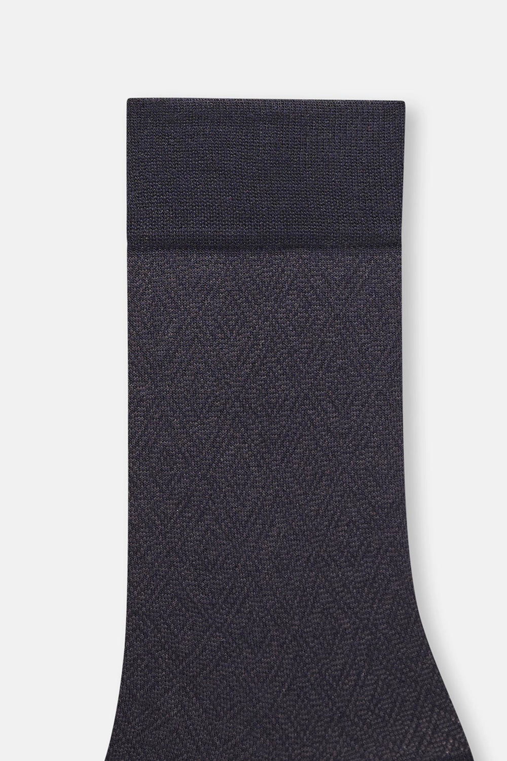 Lacivert Erkek Zıgzag Desen Bambu Çorap