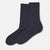 Antrasıt Erkek Yün Karışımlı Kalın Rıb Çorap