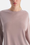 Pudra Kadın Modal Uzun Kollu Tişört