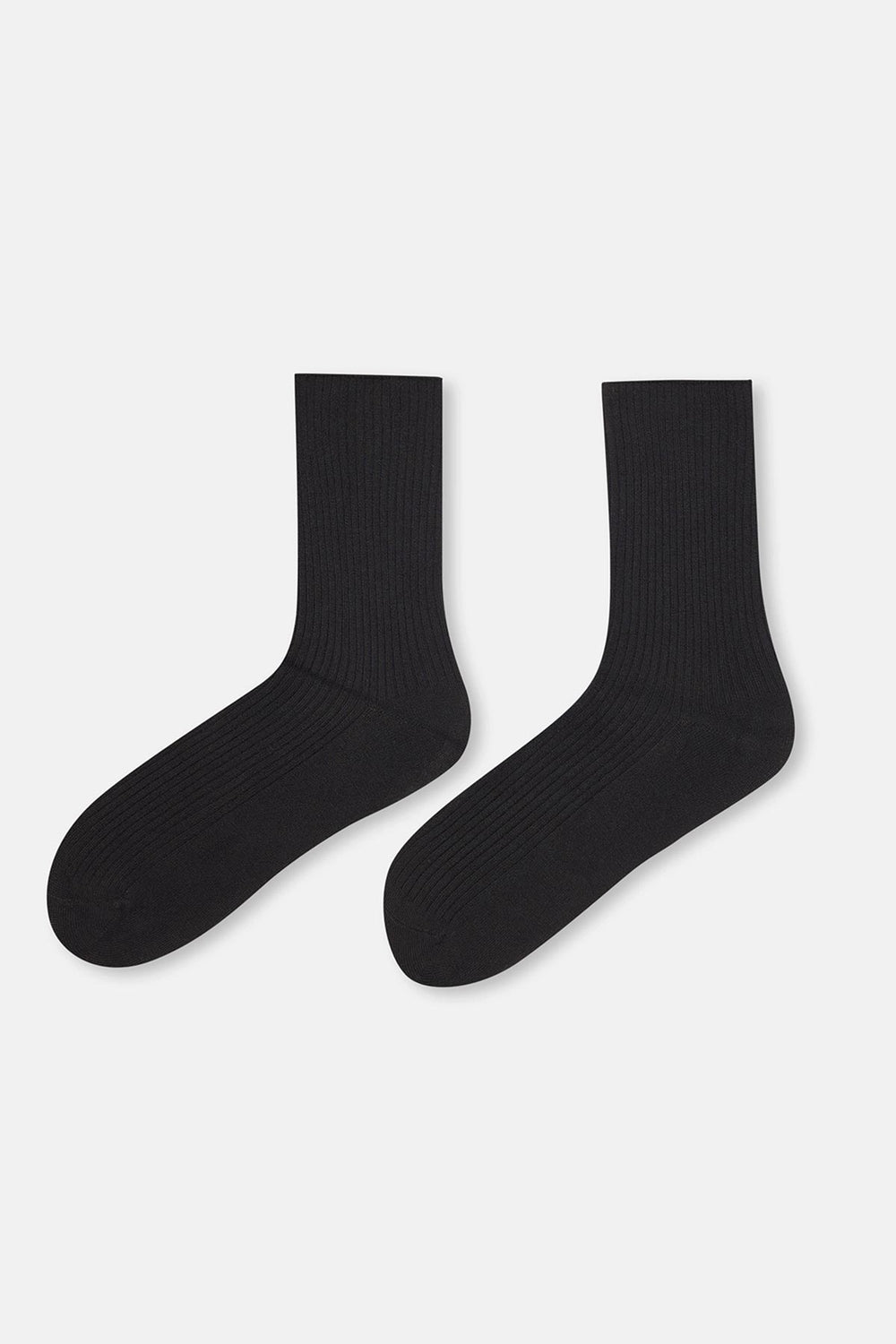 Bordo-Siyah Kadın 2'li Rıb Bambu Çorap