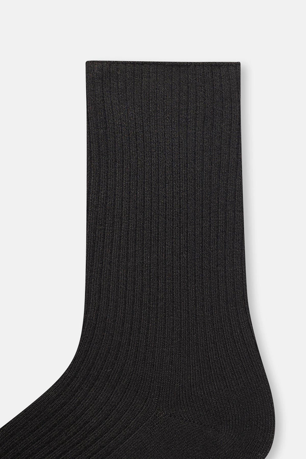 Bordo-Siyah Kadın 2'li Rıb Bambu Çorap