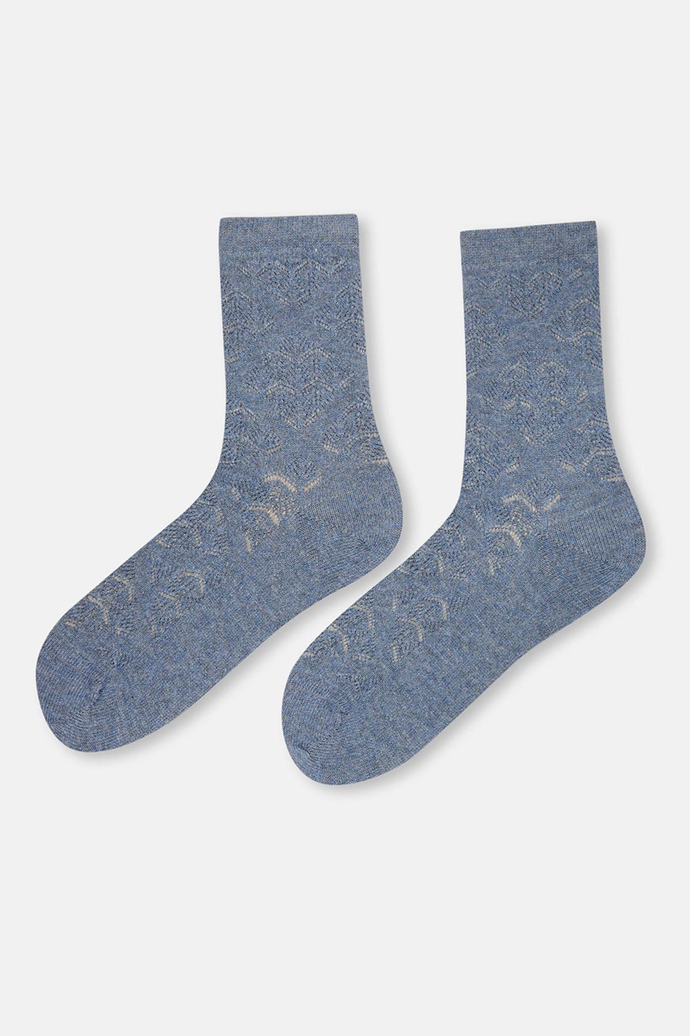 Indigo Kadın Zıgzag Ajurlu Pamuklu Çorap