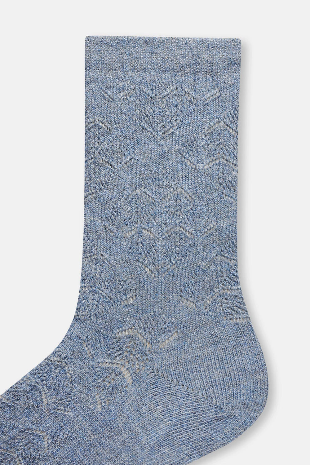 Indigo Kadın Zıgzag Ajurlu Pamuklu Çorap