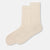 Ekru Kadın Ajurlu Bambu Çorap