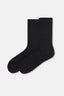 Siyah Kadın Ajurlu Bambu Çorap