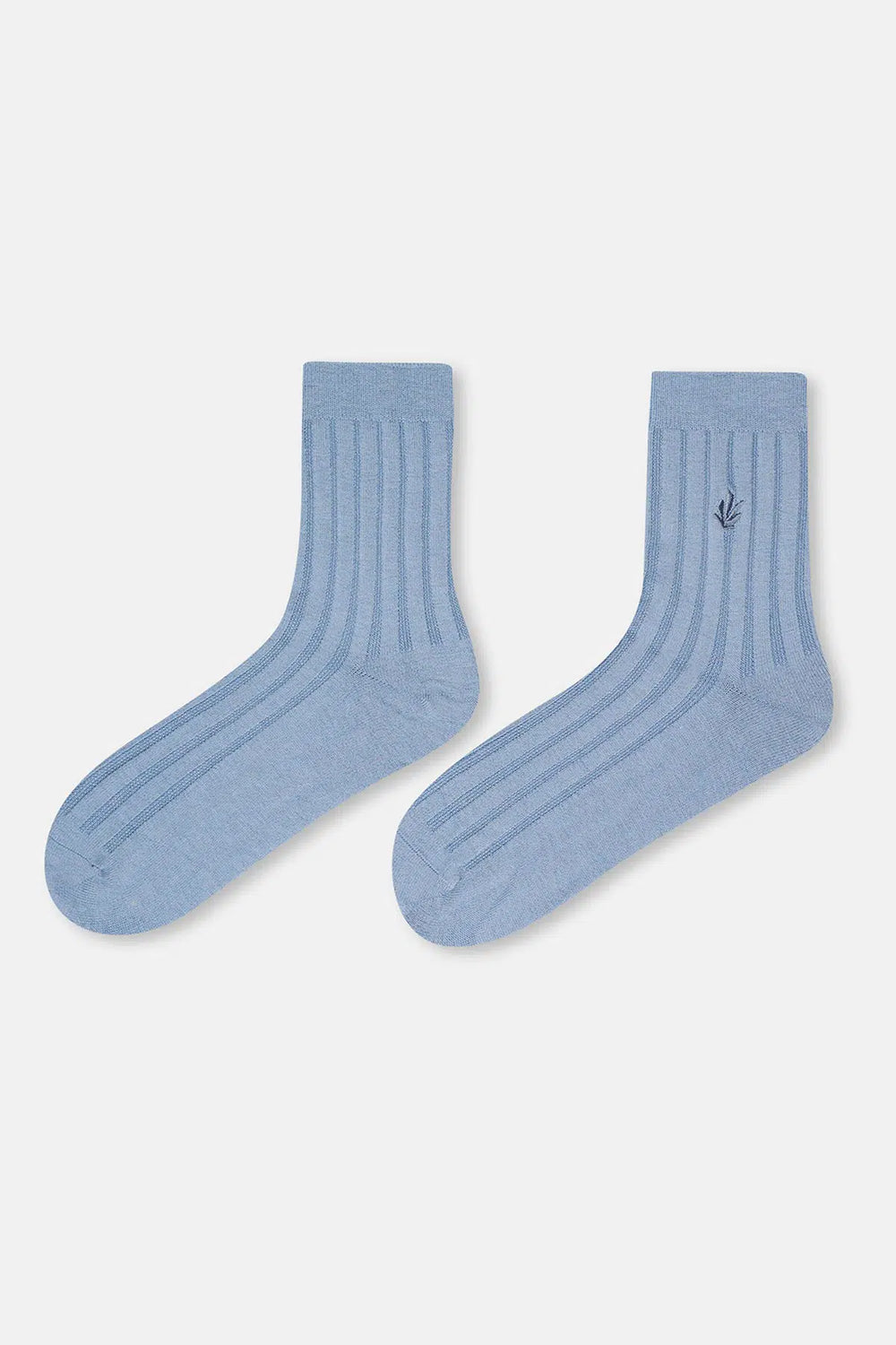 Indigo Kadın Yün Karışımlı Kalın Rıb Çorap