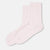 Pudra Kadın Örgü Desenli Cosy Çorap