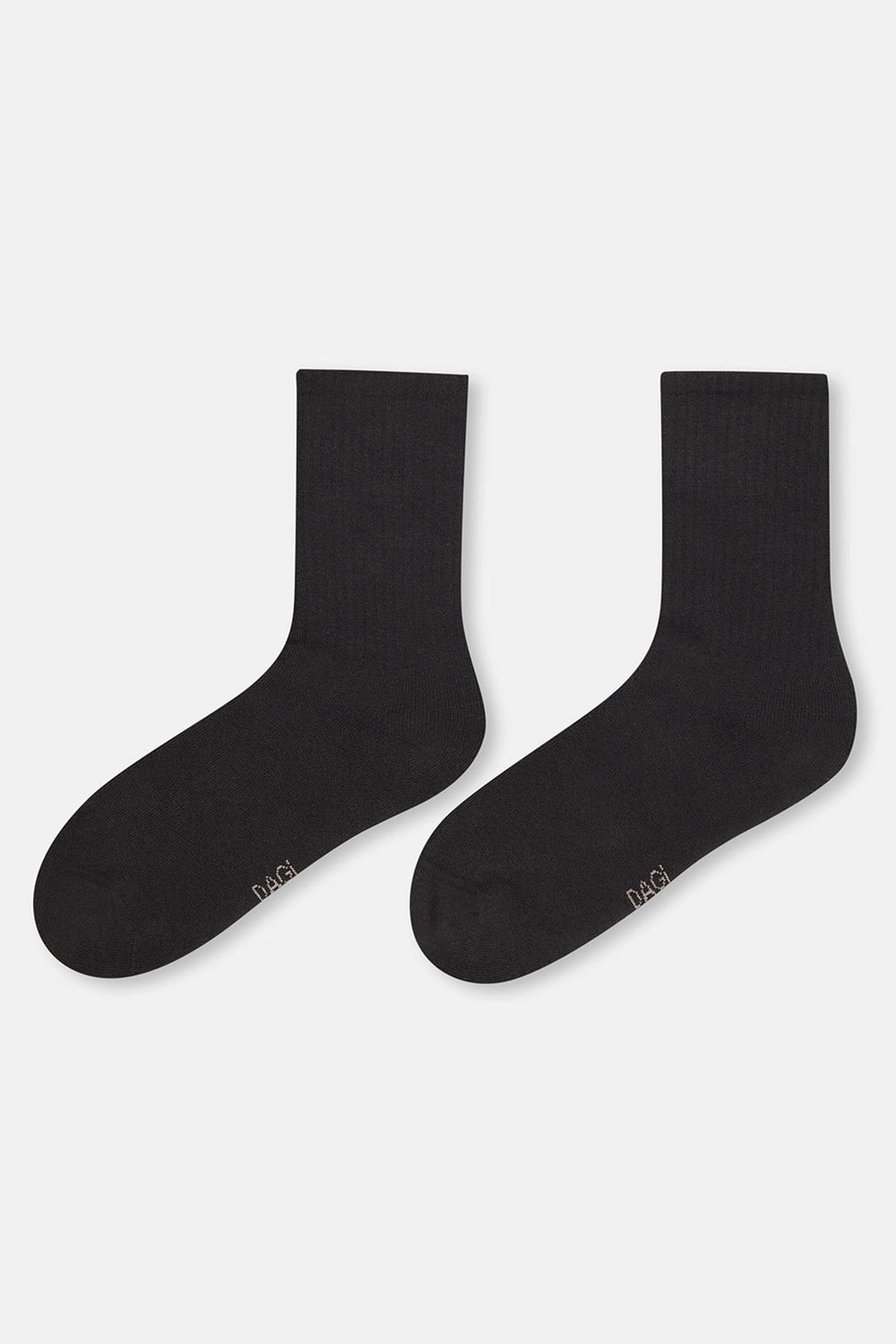 Siyah Kadın Pamuklu Havlu Spor Çorap